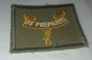 Badge Troop BE PREPARED 2nd Class Uniform Patch VTG 1940s Boy Scout B.S.A