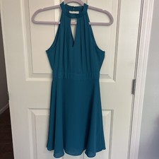 EXPRESS Green Sleeveless Dress Juniors Size 2-Excellent Condition