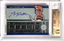 2011 Panini Totally Certified Andy Dalton RC RPA /399 BGS 9.5 w/10 Auto GEM MINT
