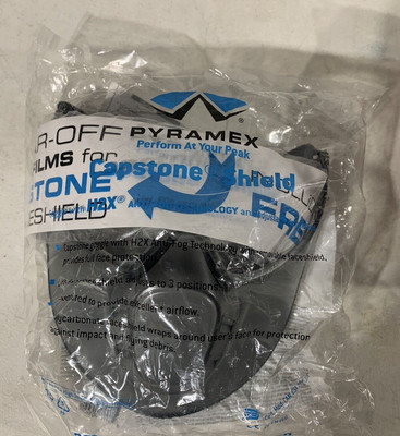 4 - Pyramex Capstone Adjustable Face Shield Goggle H2X 80 Fog safety G504TSHIELD