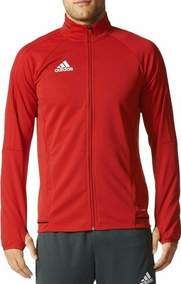 adidas red training jacket