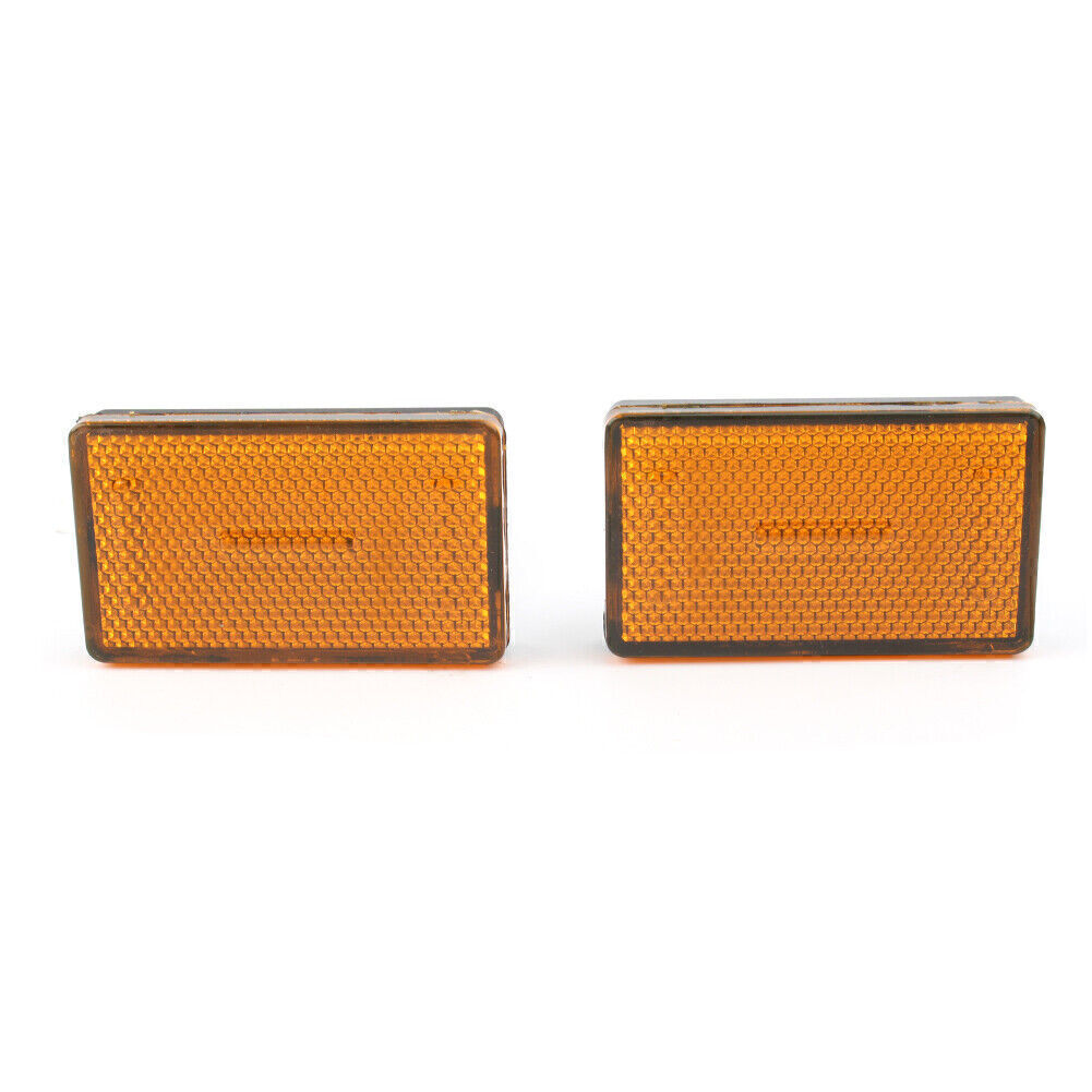 Réflecteurs Fourche Avant Moto MEXWLOP Pour BMW K1200, R1200 - Bouchon Fourche Ambre, Accessoire Protection