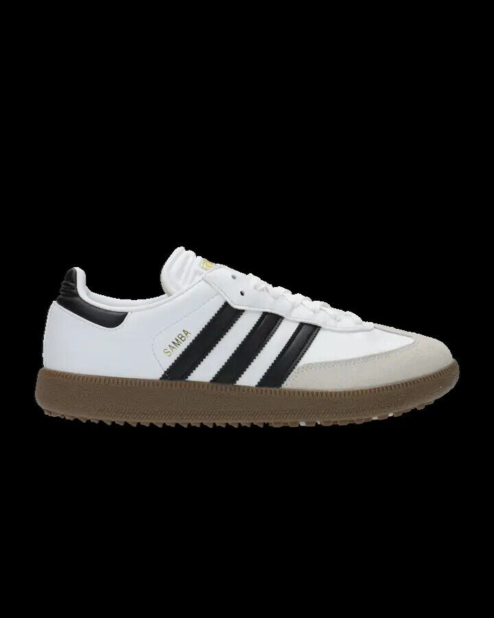 adidas Samba Spikeless Mens Golf Shoes White IH5167 adidas Samba Spikeless Mens Golf Shoes White IH5167