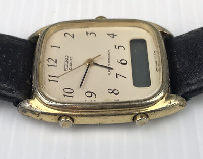 Seiko quartz wrist watch Alarm Chronograph Japan Movement | eBay