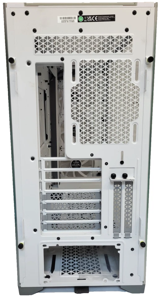 Corsair iCue 5000X RGB Computer Case White Tempered Glass Mid Tower - Image 4 of 4