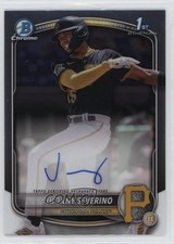 2025 Bowman Chrome Prospect Auto Jhonny Severino #CPA-JS Auto tw0