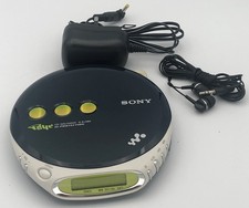 Vintage Sony PSYC CD Walkman - Portable Compact Disc Player - Blue D-EJ360/LIC