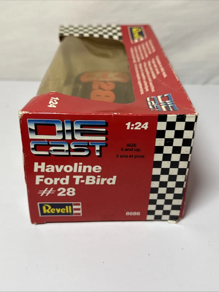 Revell 1991 1/24 Die-Cast #28 Texaco Havoline Thunderbird ~ Davey Allison Foto 3 de 4