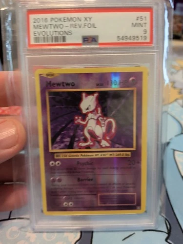 2016 Pokemon: MEWTWO 51/108 - [Reverse Holo] - [XY Evolutions Set] - Mint PSA 9