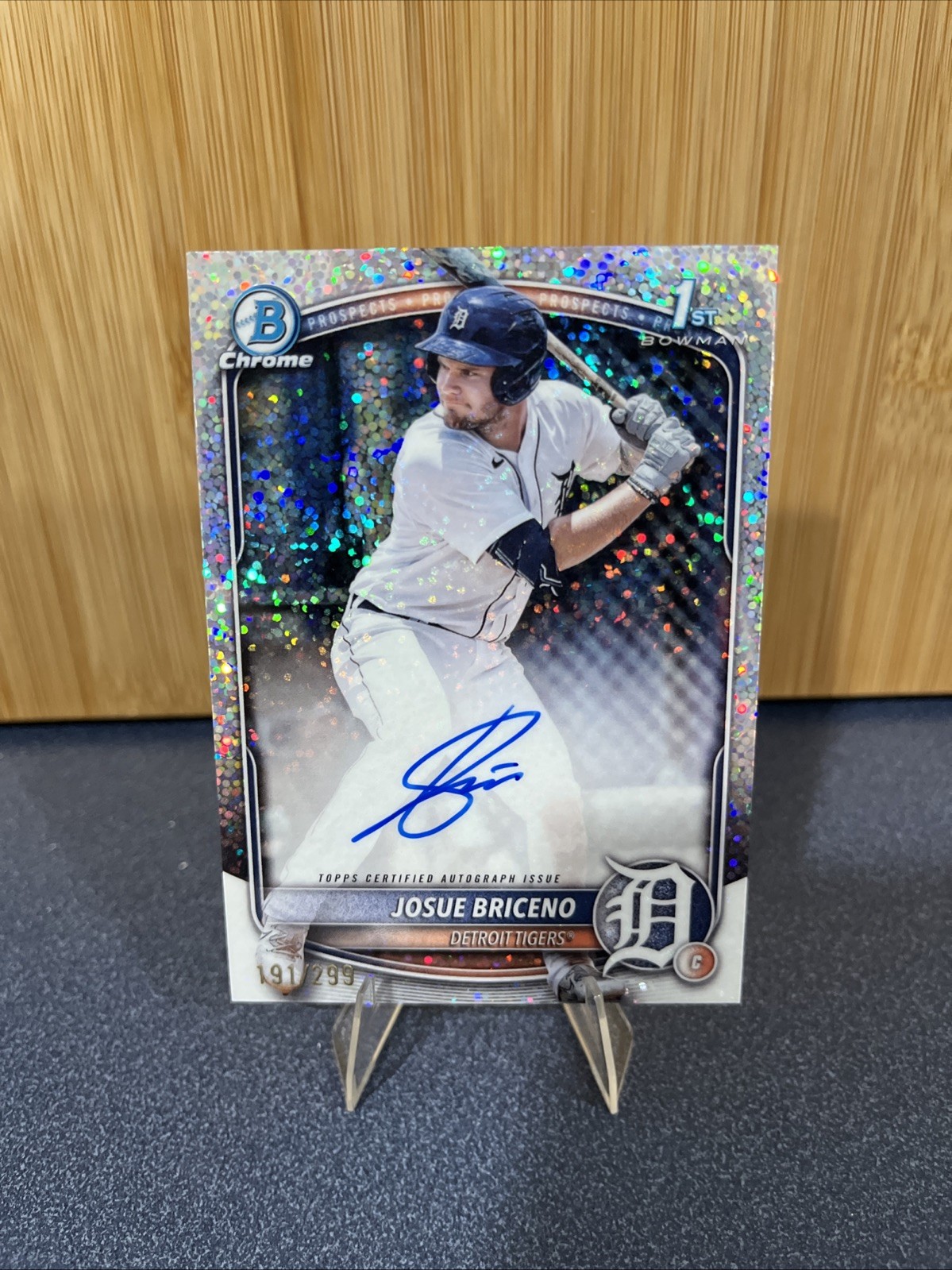 2025 1st Bowman Chrome Josue Briceno SPECKLE REFRACTOR /299 #CPA-JB