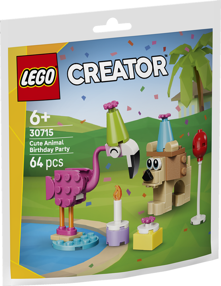 LEGO POLYBAG Creator - Festa di compleanno con adorabili animali 30715