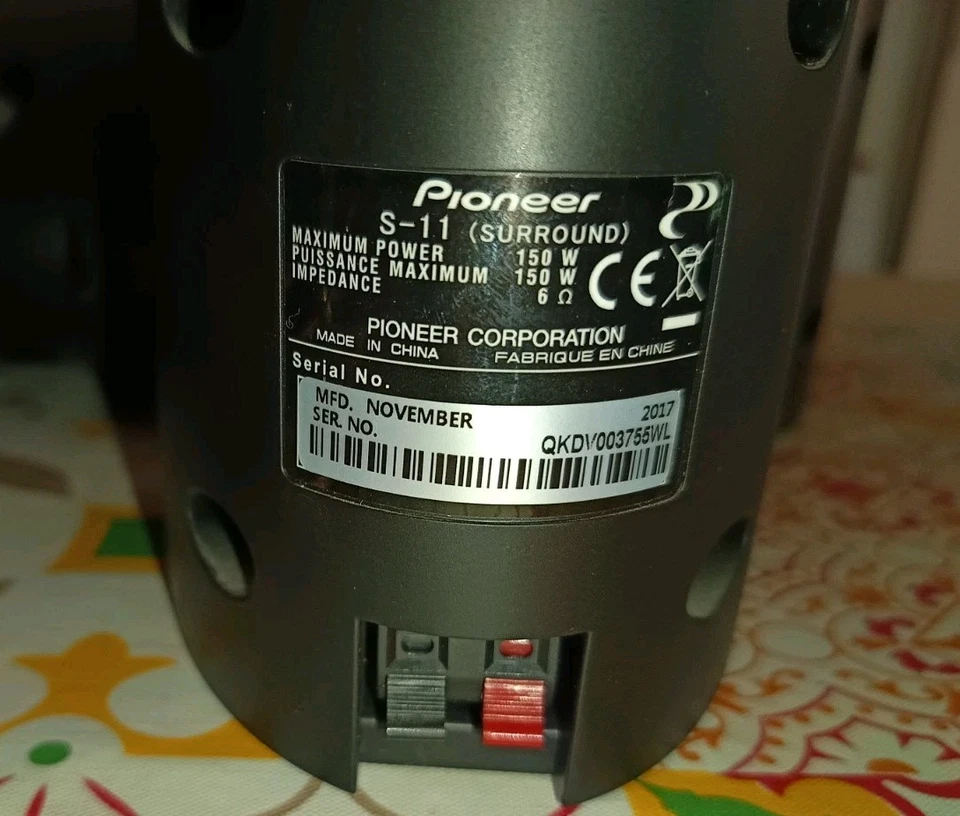 Pioneer S-11 Set di diffusori per impianto home surround - Immagine 4 di 4