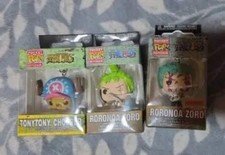 Funko POP Llavero de Bolsillo Una Pieza Roronoa Zoro Yamato Chopper Muñecas de Vinilo Acti