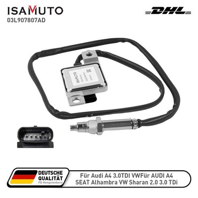 ISAMUTO 03L907807AD Nox Sensor Für VW Sharan Van 7N1 7N2 Seat Alhambra 2.0TDI