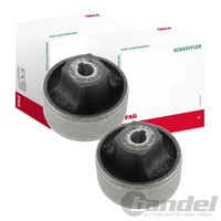 2X Schaeffler FAG Querlenkerlager Buchse Vorne Hinten Passend FüR Fiat 500L Dobl