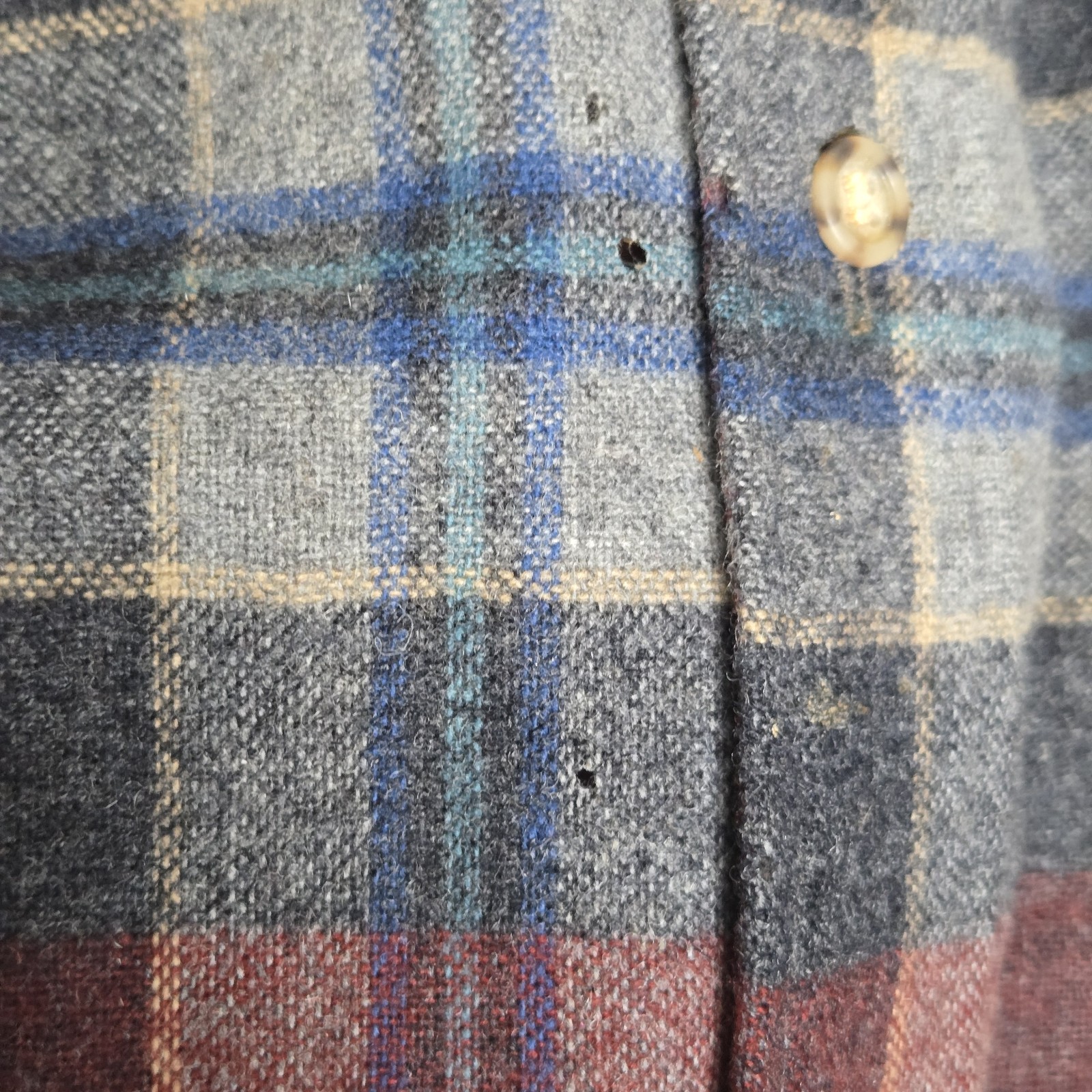 VTG Pendleton Flannel Wool Button Down Fireside S… - image 17