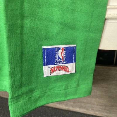 Vintage 90s NWT Nutmeg Boston Celtics NBA Locker Room Home Court T