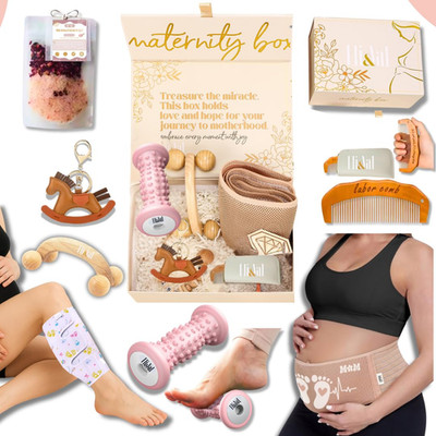 New Mom Pregnancy Care Package Basket   First Time Mom Essentials | Mom to Be & 