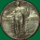 1929-S Standing Liberty Quarter Choice Almost Uncirculated AU+ Coin #41114