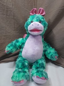 Rare HTF 2021 Build-a-Bear / Build-a-Dino Green Stegosaurus