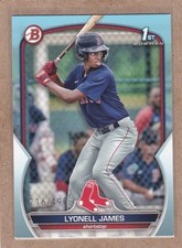 Lyonell James 2023 Bowman #BP-118 1st  /499 Boston Red Sox