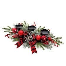 Christmas Table Centerpieces Decorations, 27.5 Inch Designed with Red Ball