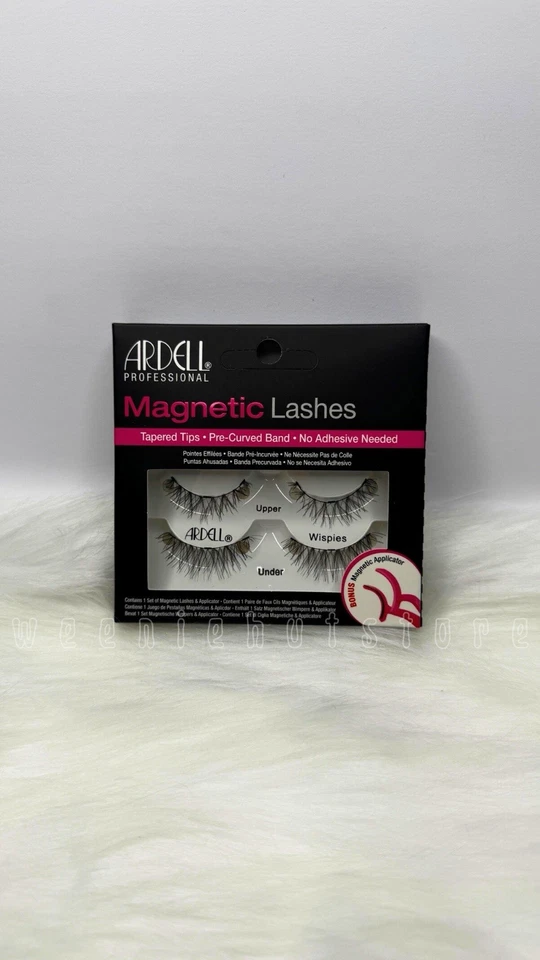 Ardell Magnetic Lashes Lot Of 12 Pairs W/ Applicators NEW  Accent 002 & Wispies - Image 2 of 4