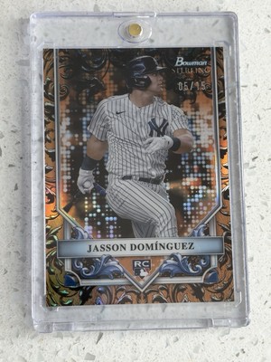 Jason Dominguez Bowmen Sterling RC Card New York Yankees