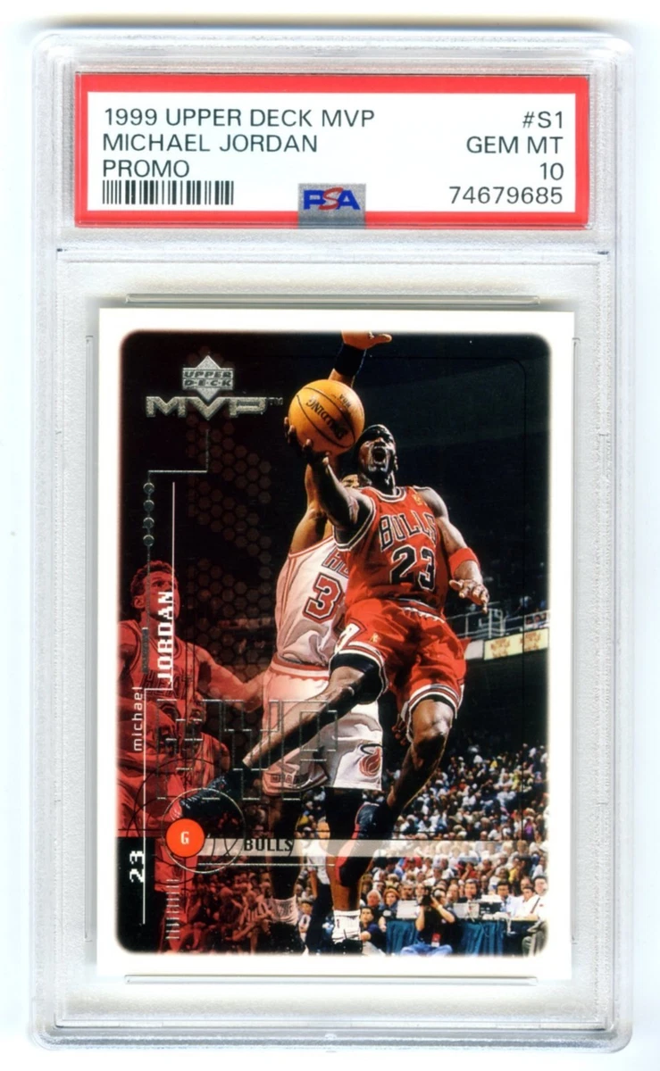 Michael Jordan Basketball Grade 10 Insert Sports Trading Cards