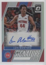 2017 Panini Donruss Optic Signature Series Holo Prizm Luis Montero #36 Auto 0v9
