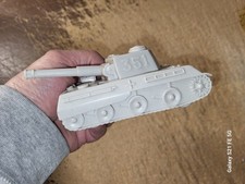 Vintage Marx Playset Light Grey Plastic 351 Tank