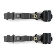 Ford 1949 - 1951 Standard 3pt Charcoal Retract Bucket Seat Belt Kit-2 Belts Ford 1949 - 1951 Standard 3pt Charcoal Retract Bucket Seat Belt Kit-2 Belts