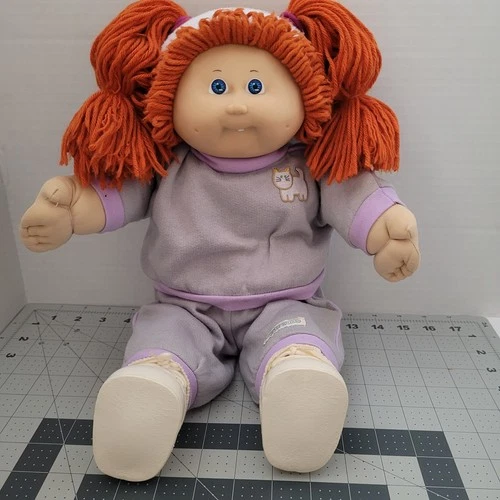 Vintage Cabbage Patch 1978/1982 Tooth Red Hair Blue Eyes Dimples READ