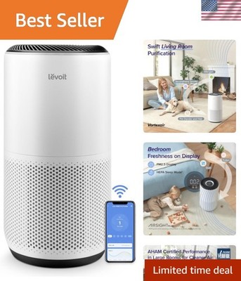 Core 400S-P Air Purifier with Sleep Mode - AHAM Certified, 99.97% Filtration
