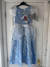 BN Disney Princess Cinderella Fancy Dress Dressing Up Costume 7-8 Years