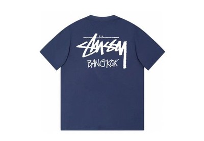 Stussy BANGKOK T-SHIRT navy Blue special | eBay