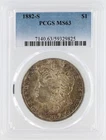 1882-S Morgan Silver Dollar PCGS MS63 S$1 San Francisco Minted No Reserve