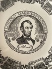 Vtg First Issue Collector's 1959 Abraham Lincoln 150th Birth Anniversary Plate — photo 2