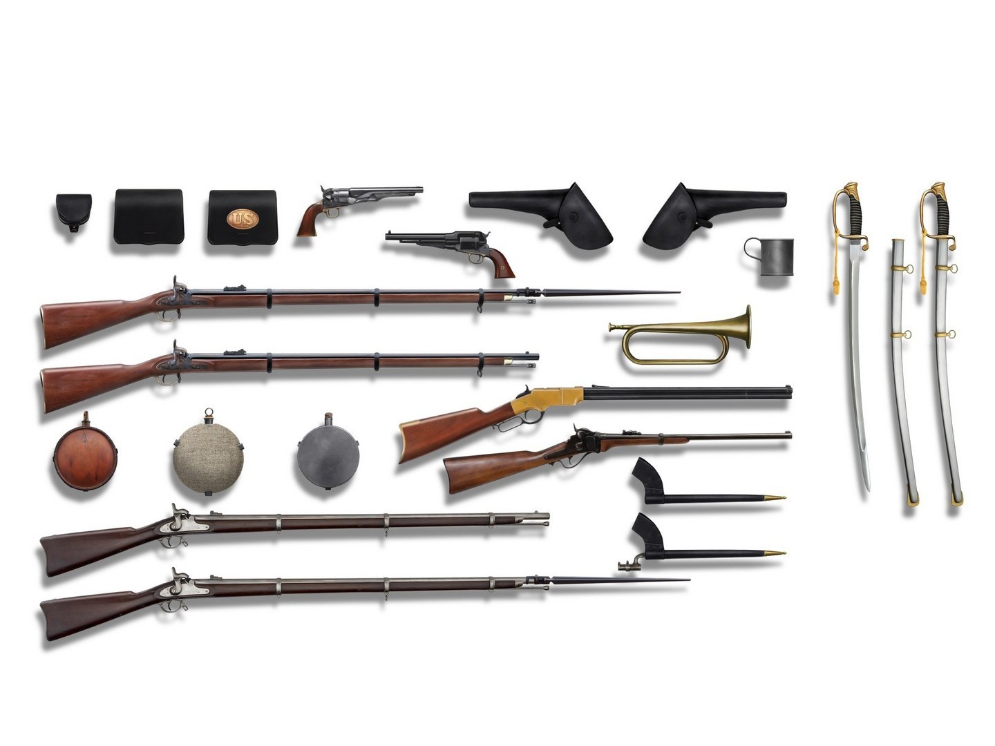 ICM 1:35 U.S. Civil War Weapons & Equipment Plastic Model Kit