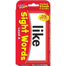 Trend Enterprises Trend Flashcards: Visual Learning Words, Level A, English Voca