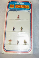 New Vintage Life Like HO Scenes Scale 01127 Farm People Figures Sealed Package
