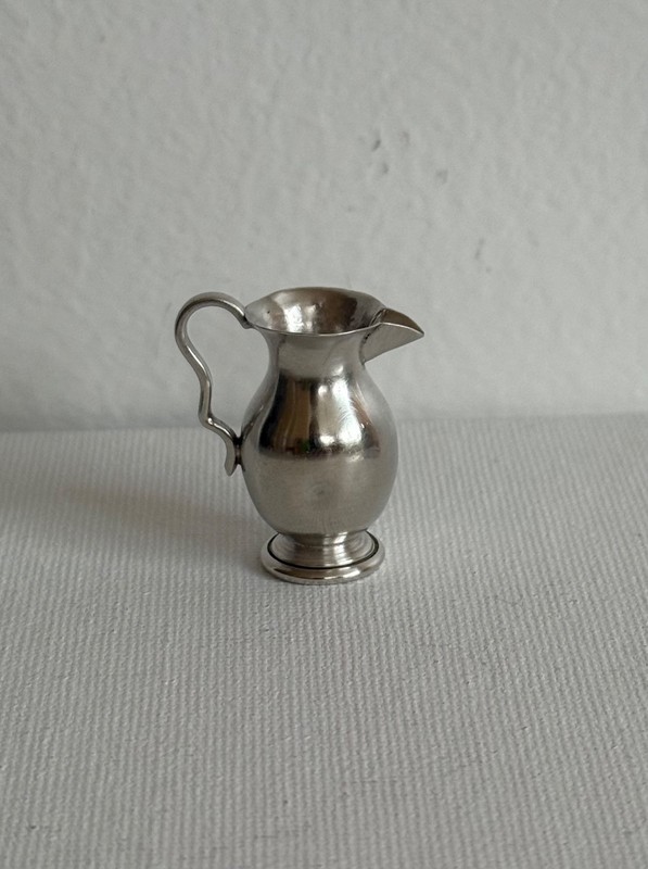 Vintage Barker Brothers Sterling Silver Dollhouse Miniature Pitcher Creamer 1940