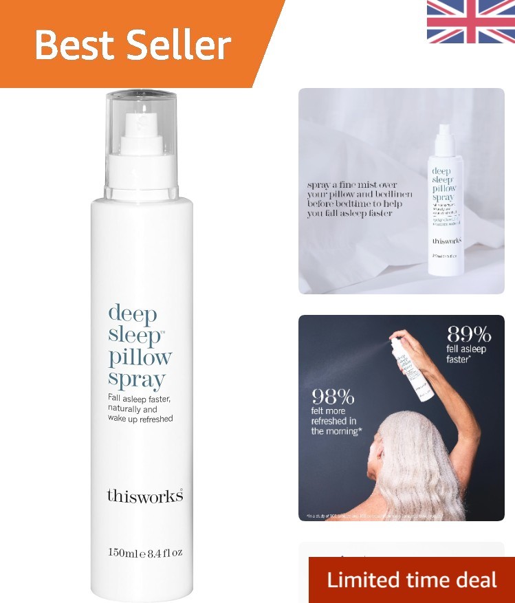 Sleep-Enhancing Pillow Mist – Lavender & Camomile Spray 150ml for Calm Nights