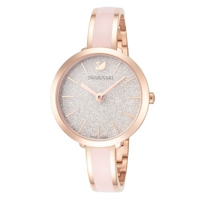 Swarovski White crystal watch Matrix bangle watch, Swiss Made, Crystal bracelet, White  main image 3