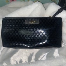 Black Kate Spade make up bag