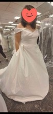 Davids Bridal  WG3979 Sz 16W Ivory NEW NEVER WORN W/ TAGS 