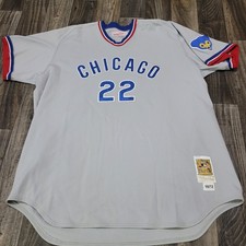 Chicago Cubs #22 Paul Popovich  Mitchell & Ness Cooperstown  1972 Jersey Sz 5XL
