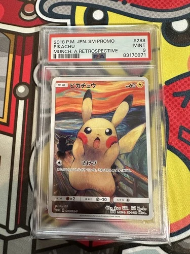 2018 POKEMON JPN SM PROMO MUNCH: A RETROSPECTIVE #288 PIKACHU PSA 9