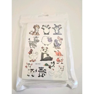 Sinmoe 30 Sheets 400 Pcs Luminous Temporary Tattoos Kids Party Favors Glow Dark
