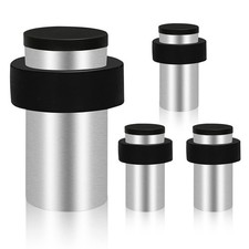 Door Stoppers, Floor Door Stops, 2.5Inch/65MM Modern Commercial Chrome Decort...